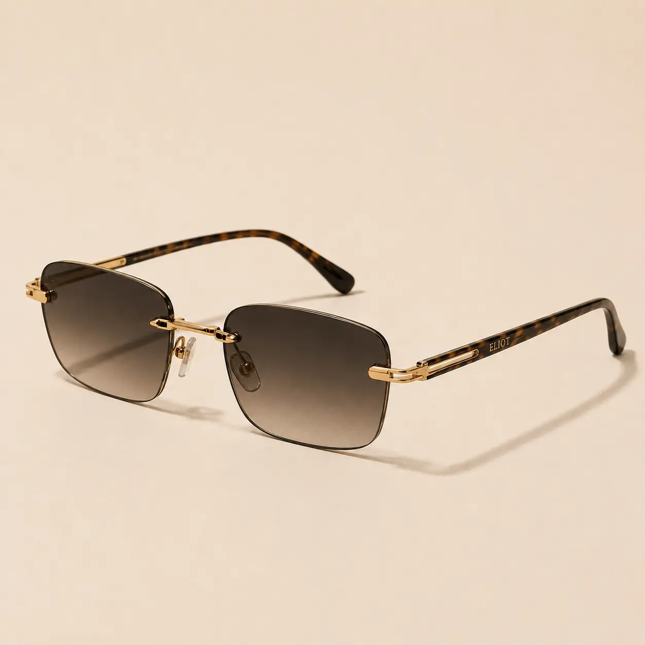 Lunettes Dante, Écaille · Or · Fumé