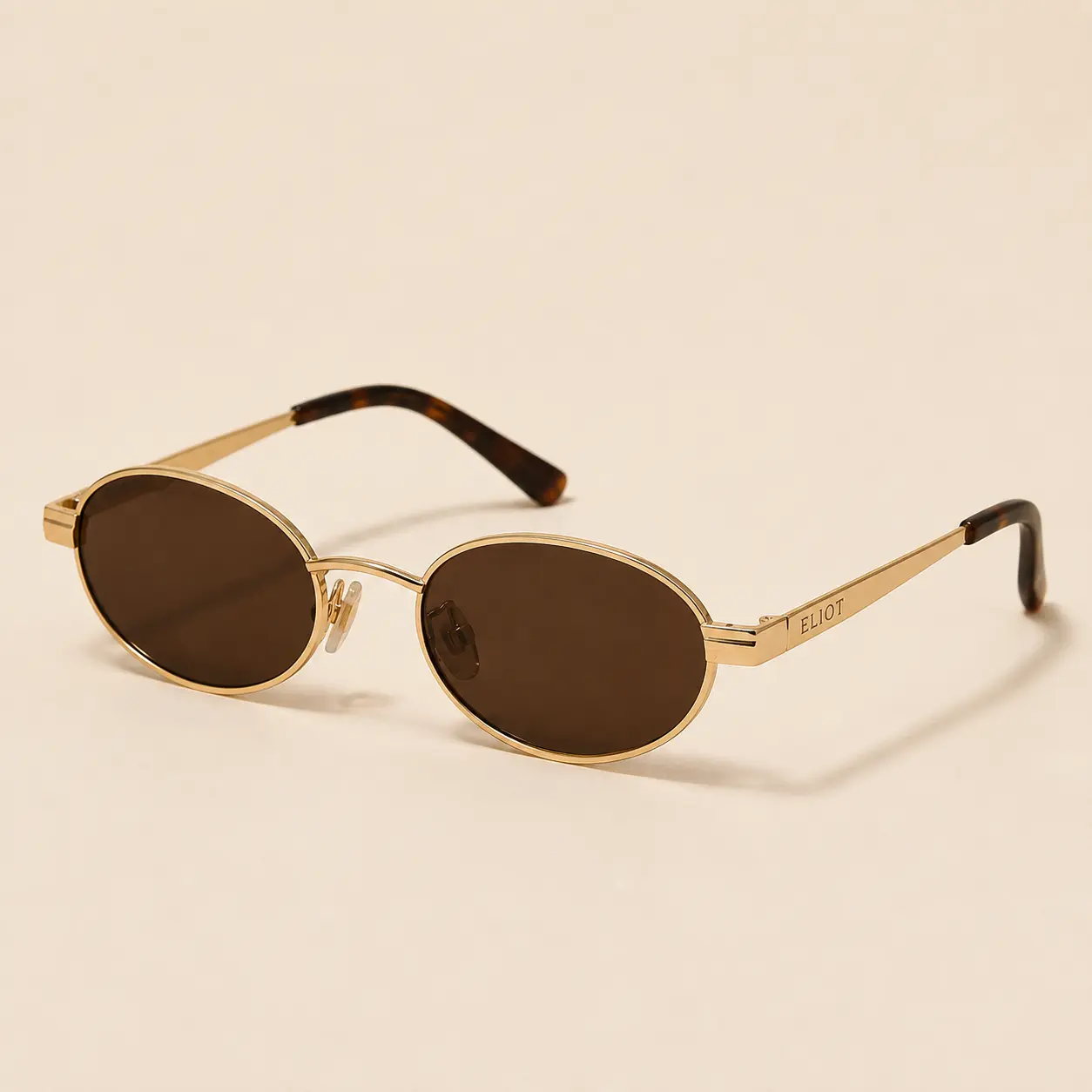 Lunettes Solea, Or · Brun